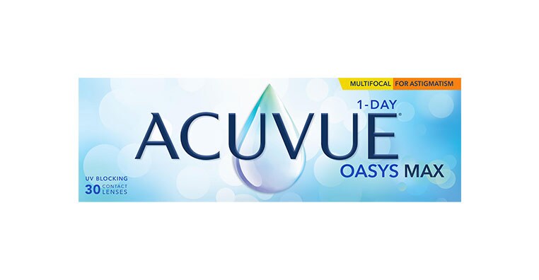 Acuvue Oasys MAX 1-Day Multifocal for Astigmatism 30PK