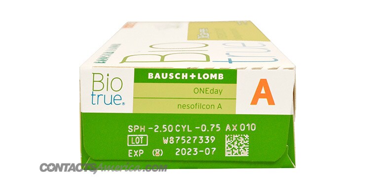 Biotrue ONEday for Astigmatism Rx
